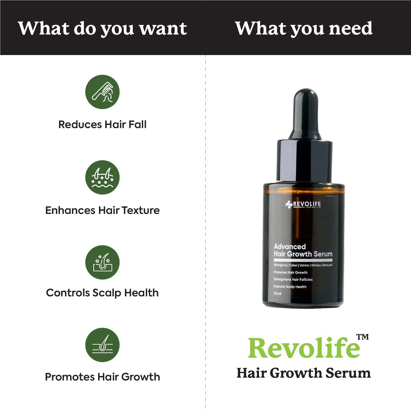 Revolife™ Hair Growth Serum - 1 Bottle(1 Month)