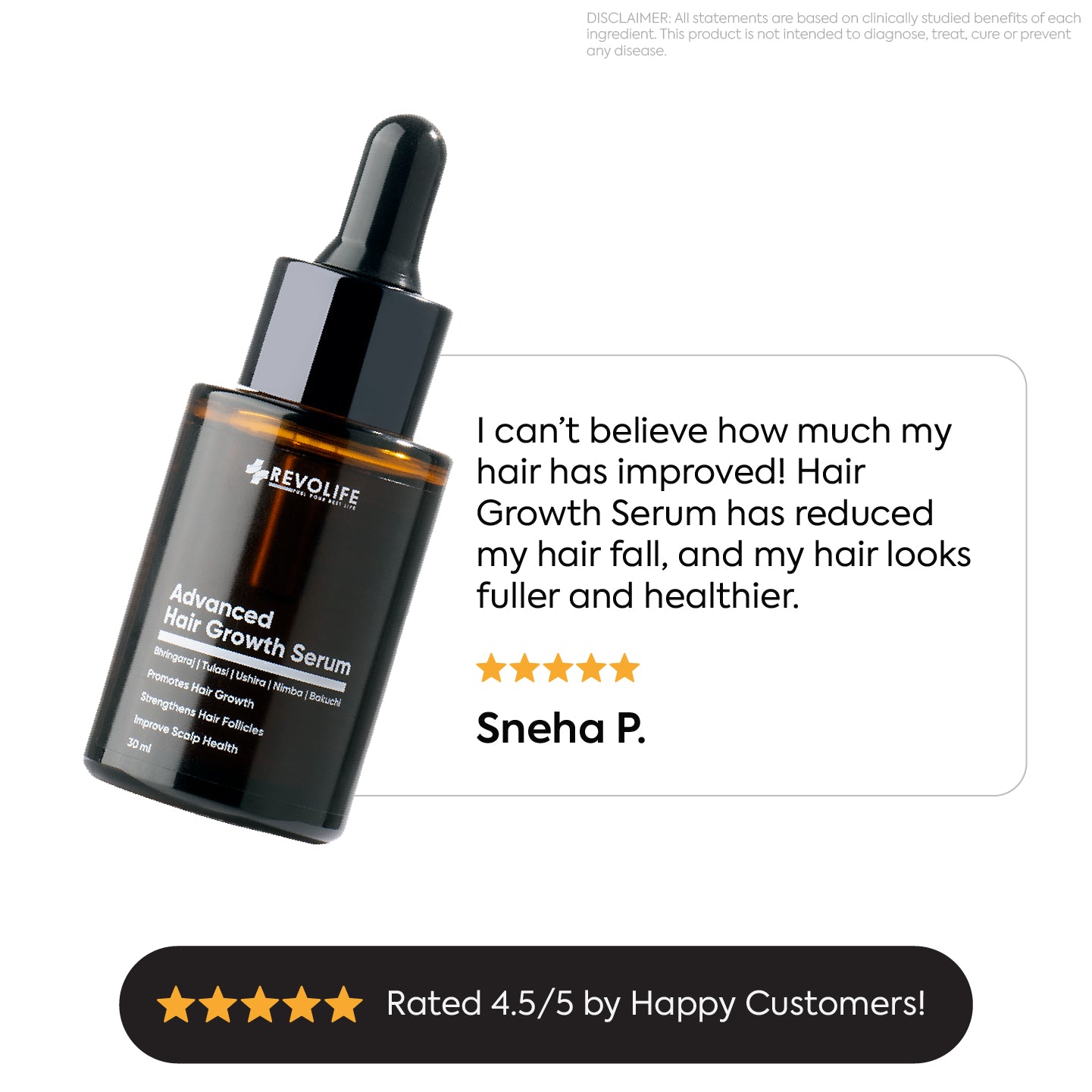 Revolife™ Hair Growth Serum - 1 Bottle(1 Month)