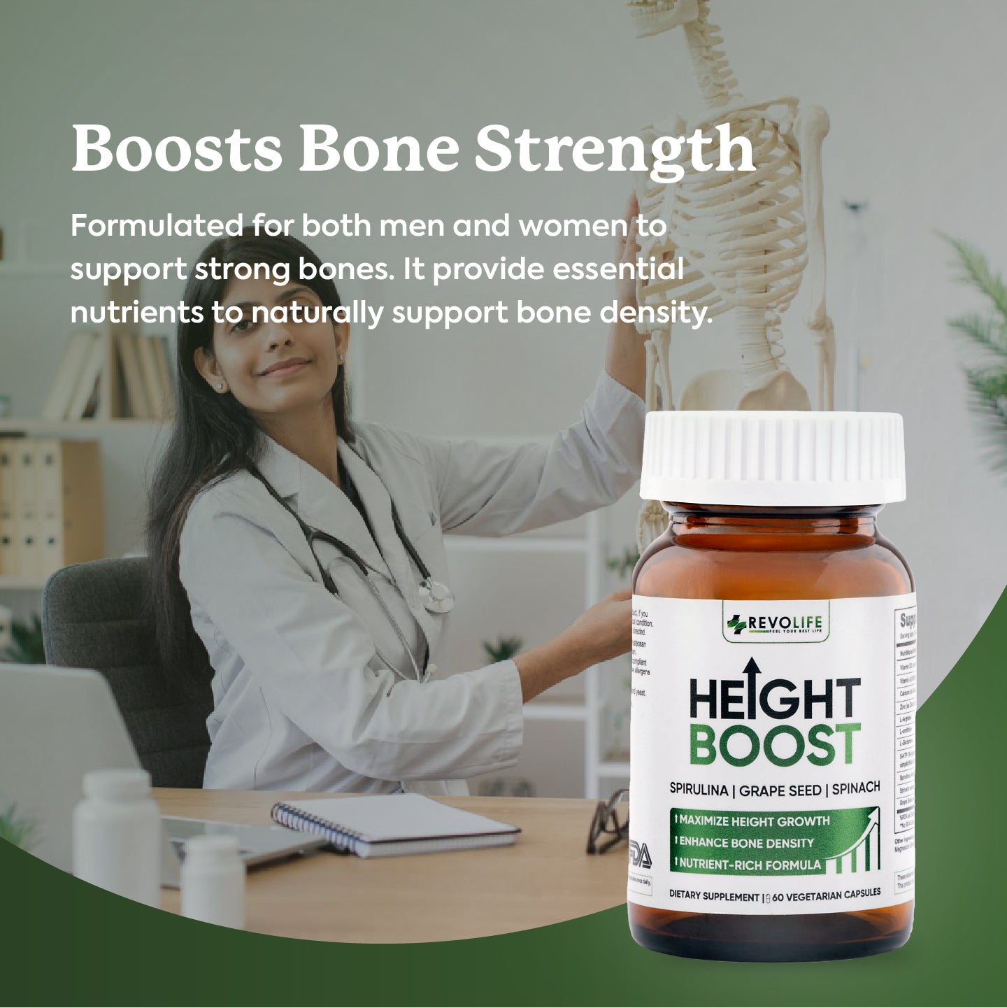 Revolife™ Height Boost - 1 Bottle(1 Month)