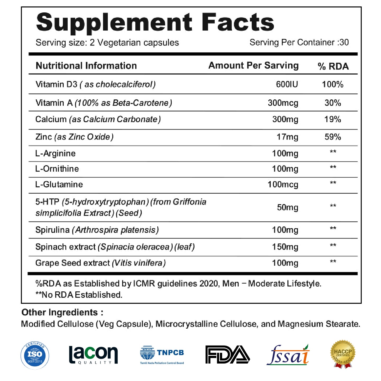 Revolife™ Height Boost - 1 Bottle(1 Month)