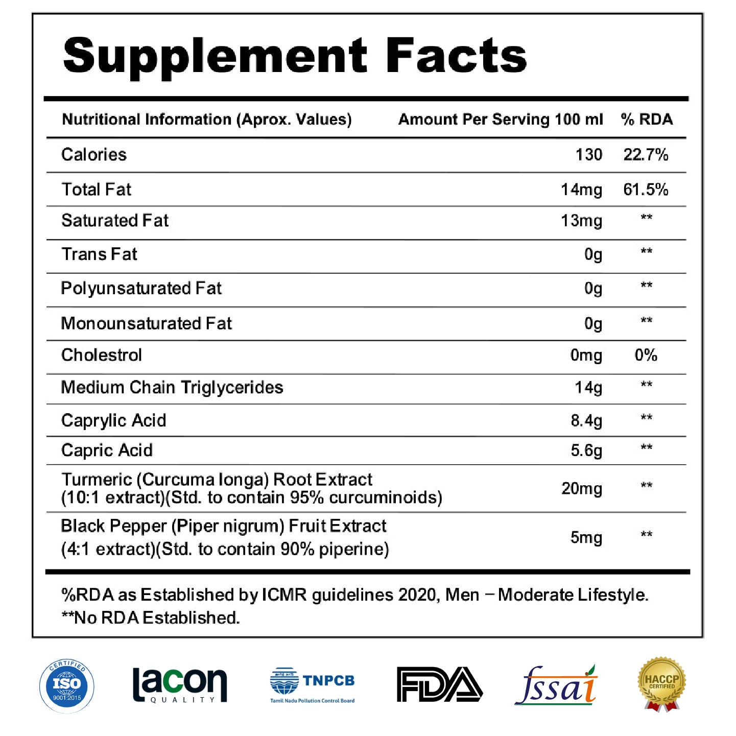 Revolife™ MCT Oil - 1 Bottle(1 Month)